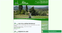 Desktop Screenshot of golf-dromeprovencale.com